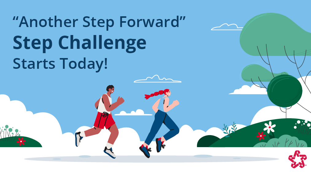 “Another Step Forward” Step Challenge Starts Today! Blue Nation Online