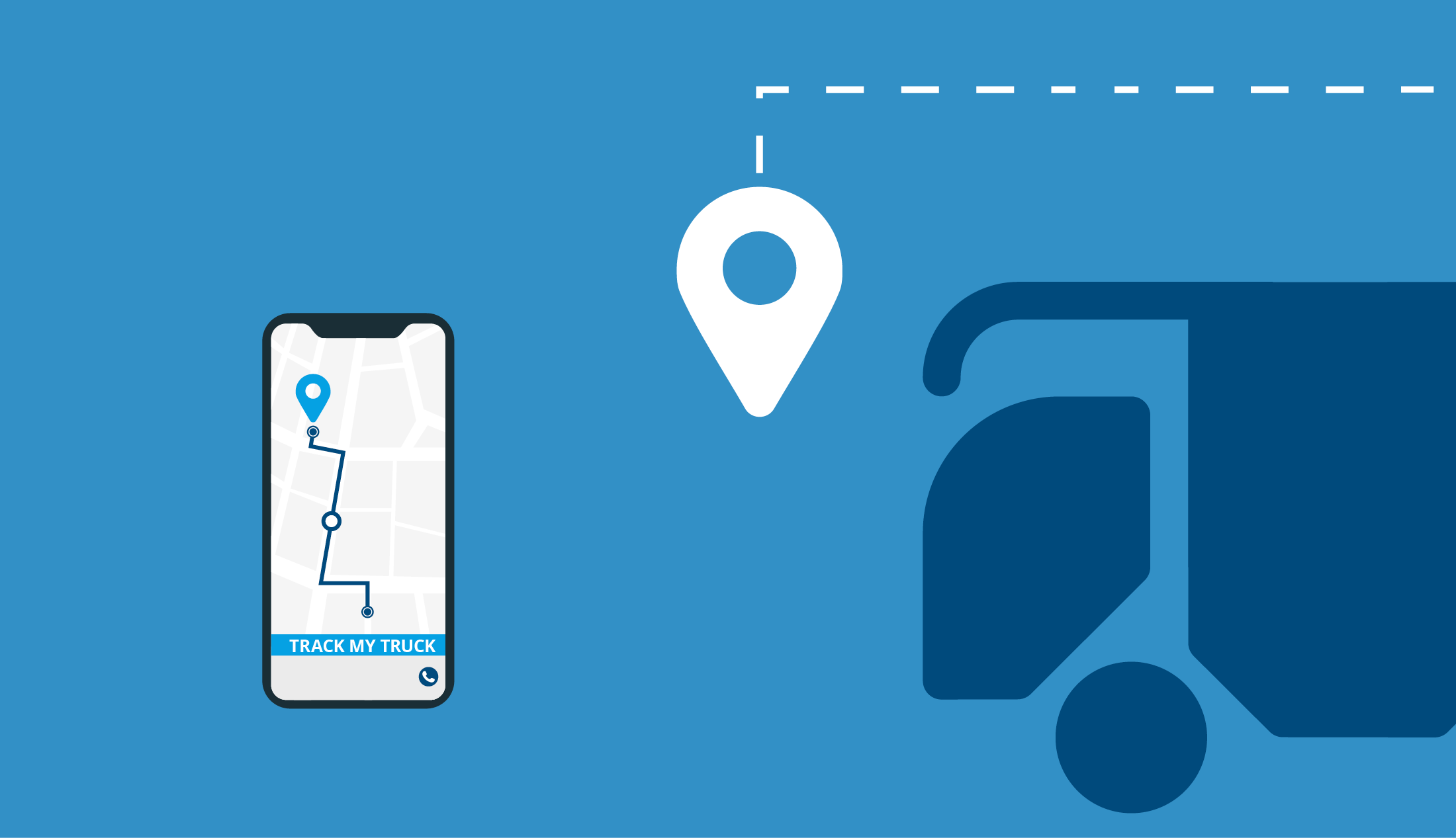 Track My Truck is Important Step in Our Customer Zeal Journey Blue