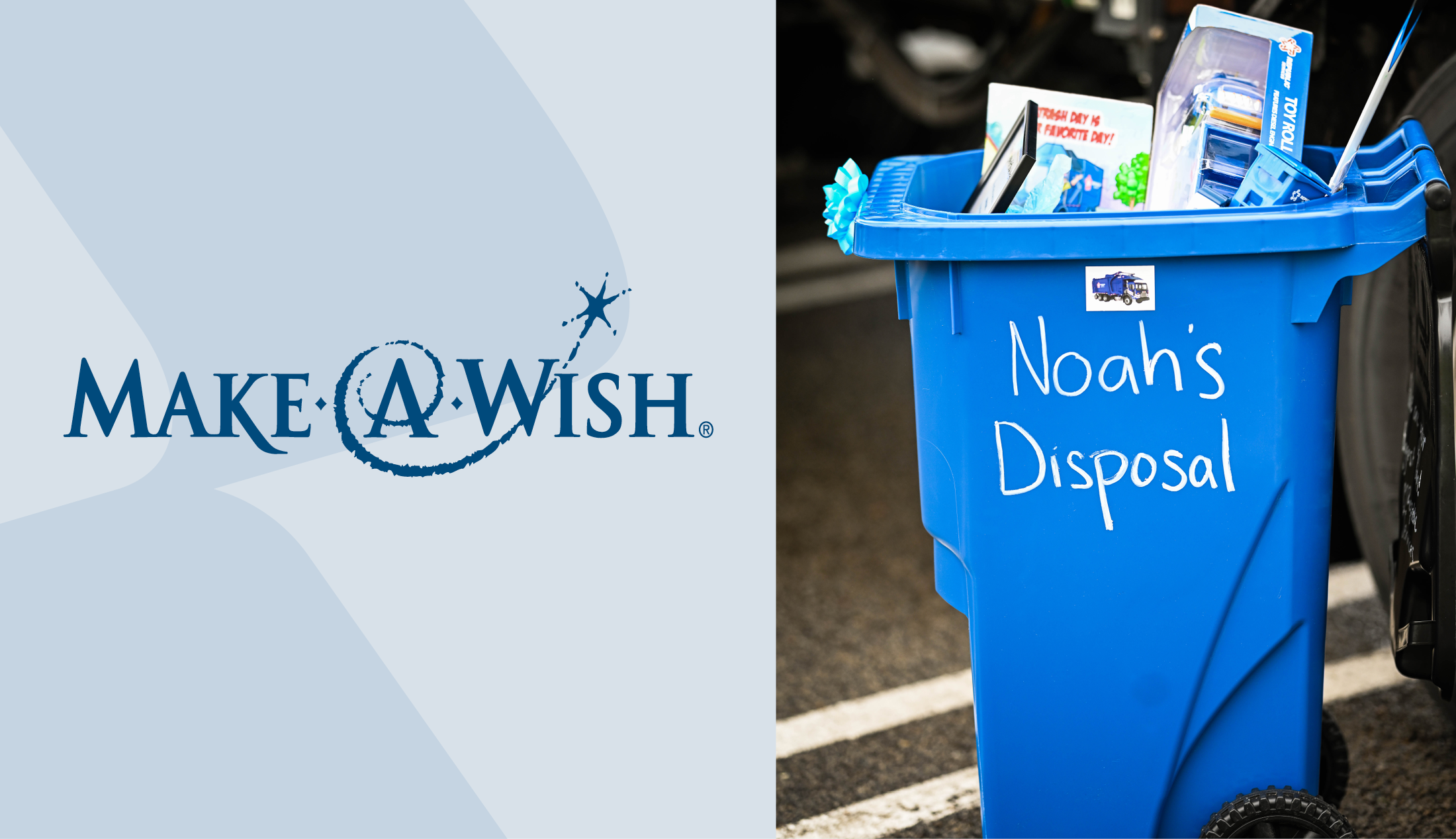 Noah’s Wish Comes True Trash Man for the Day Blue Nation Online