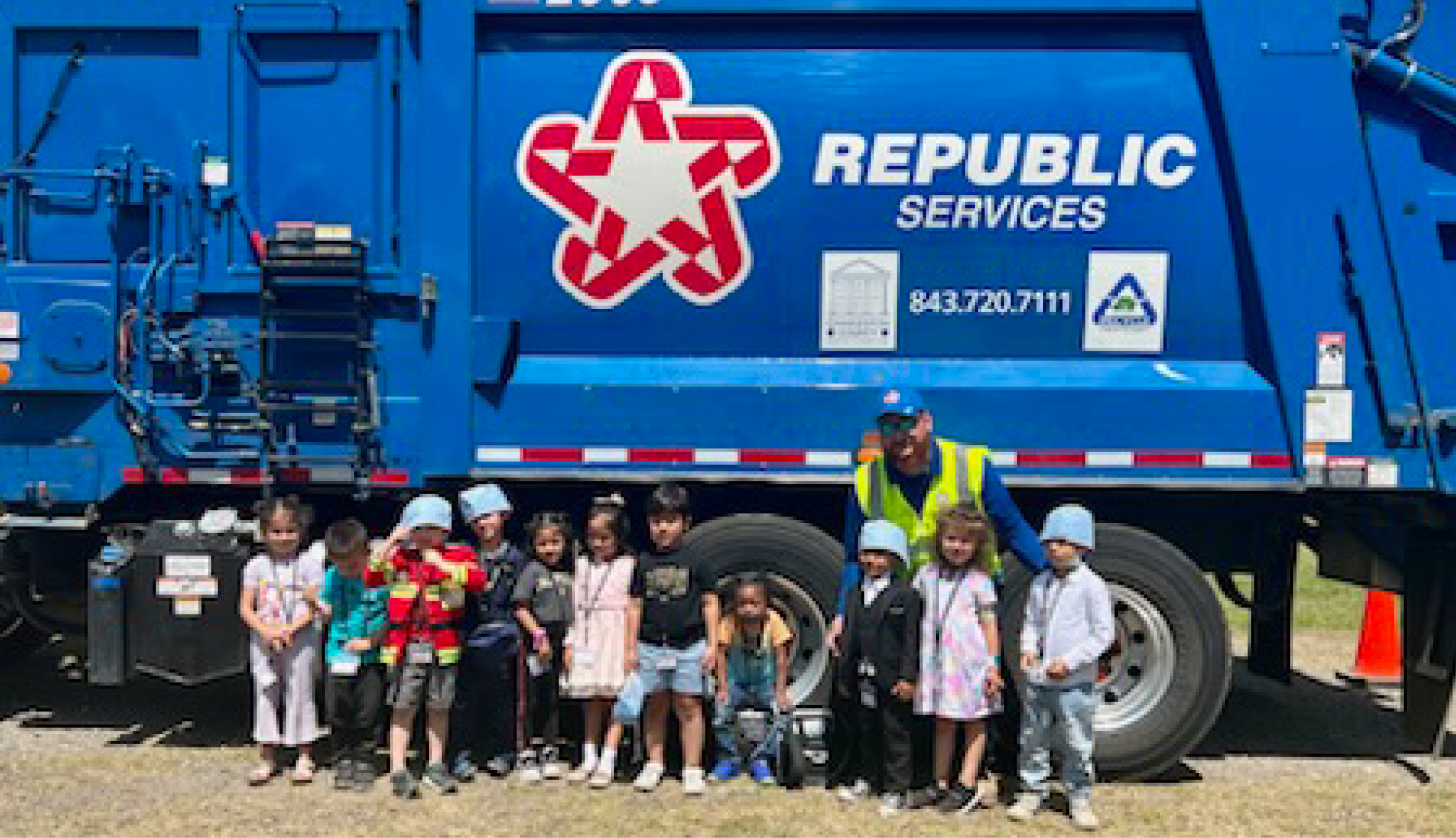 Teaching Students about Careers on Wheels in Charleston, SC Blue