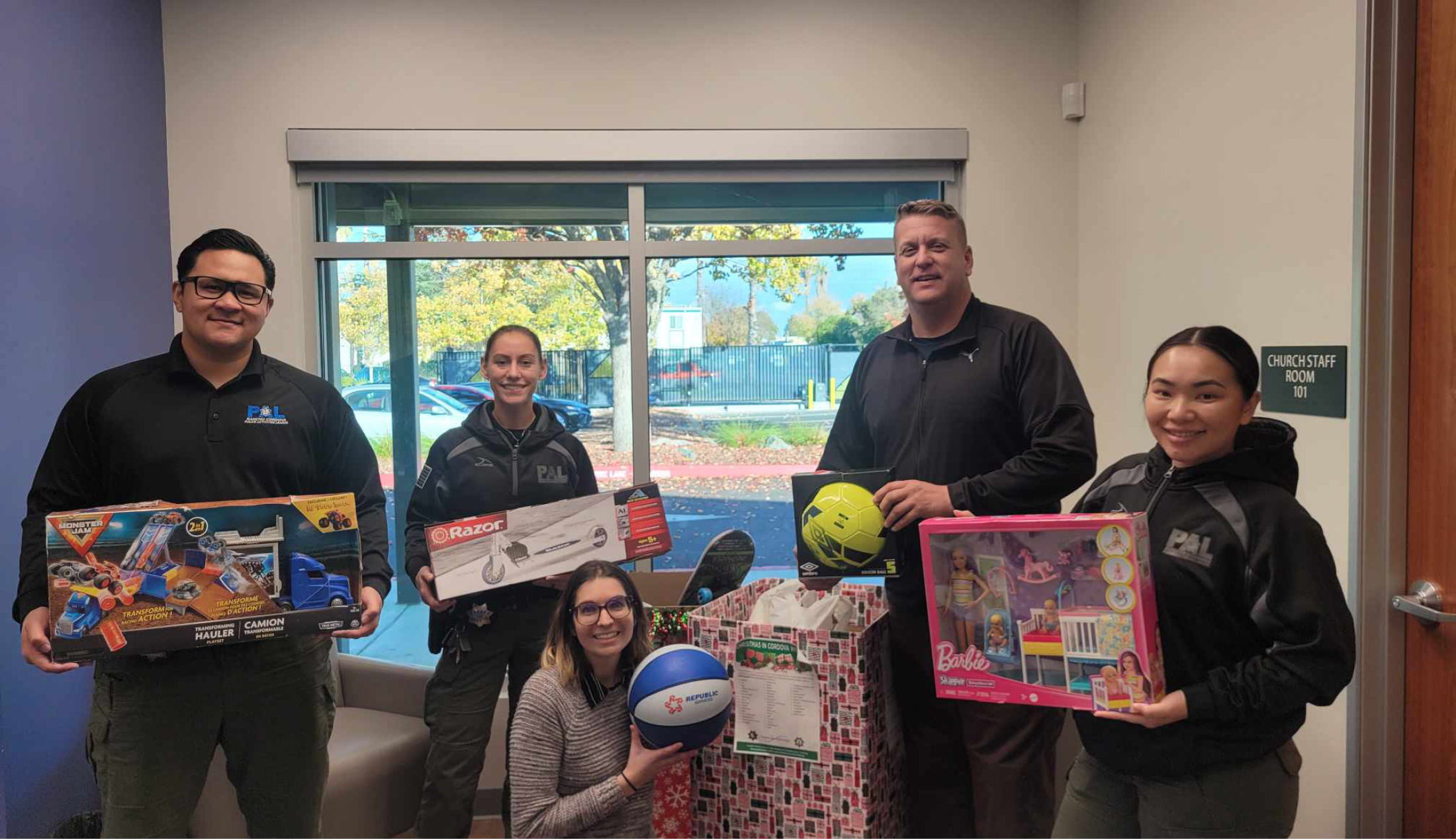 Sacramento Team Supports Local Toy Drives Blue Nation Online