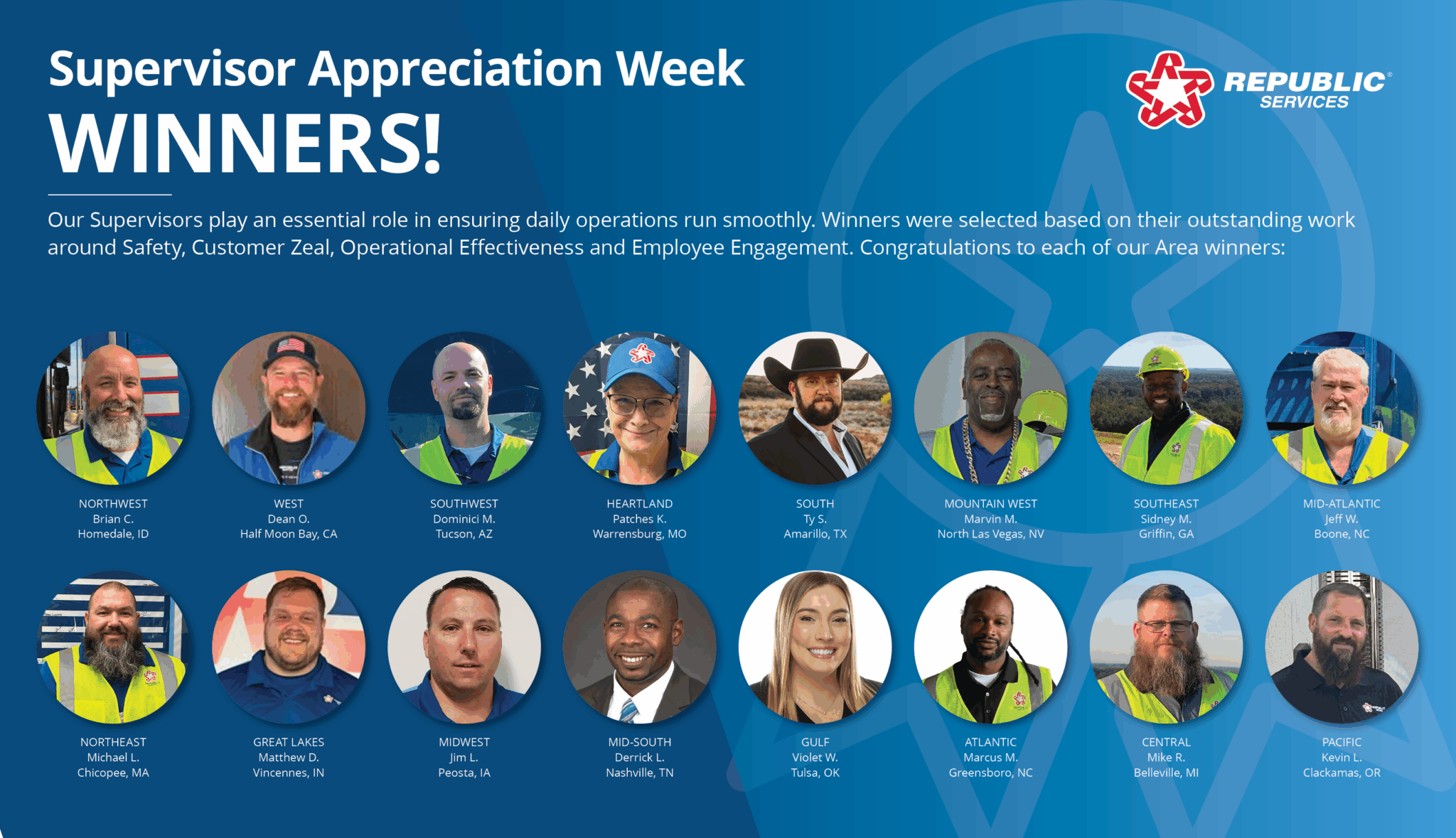 Meet Our 2025 Supervisor Appreciation Week Winners! | Blue Nation Online